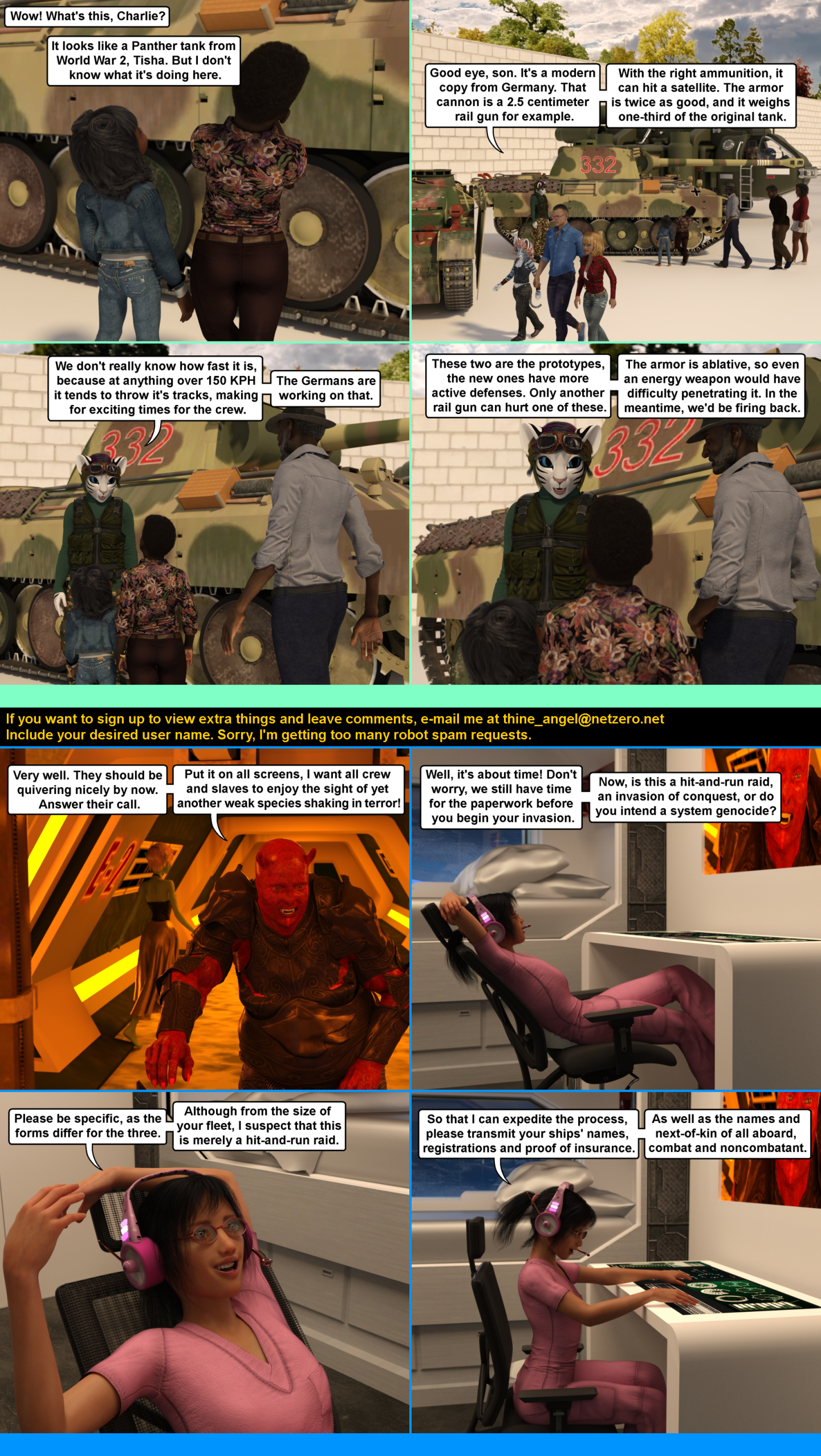 The first shot is fired.