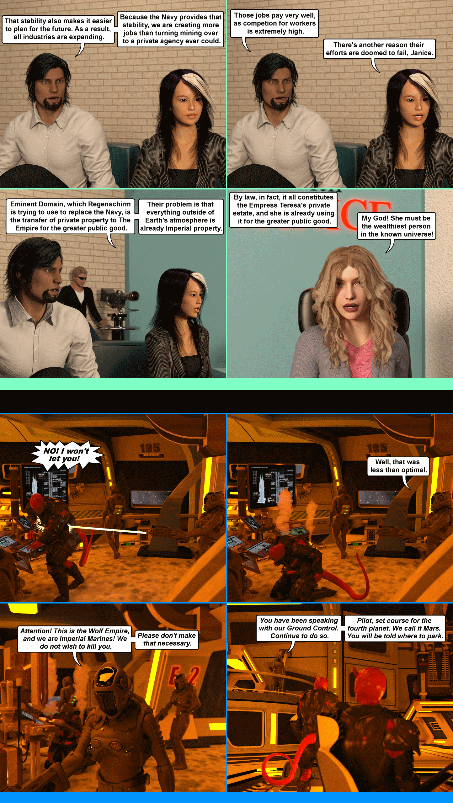 So Eminent Domain can't apply here.