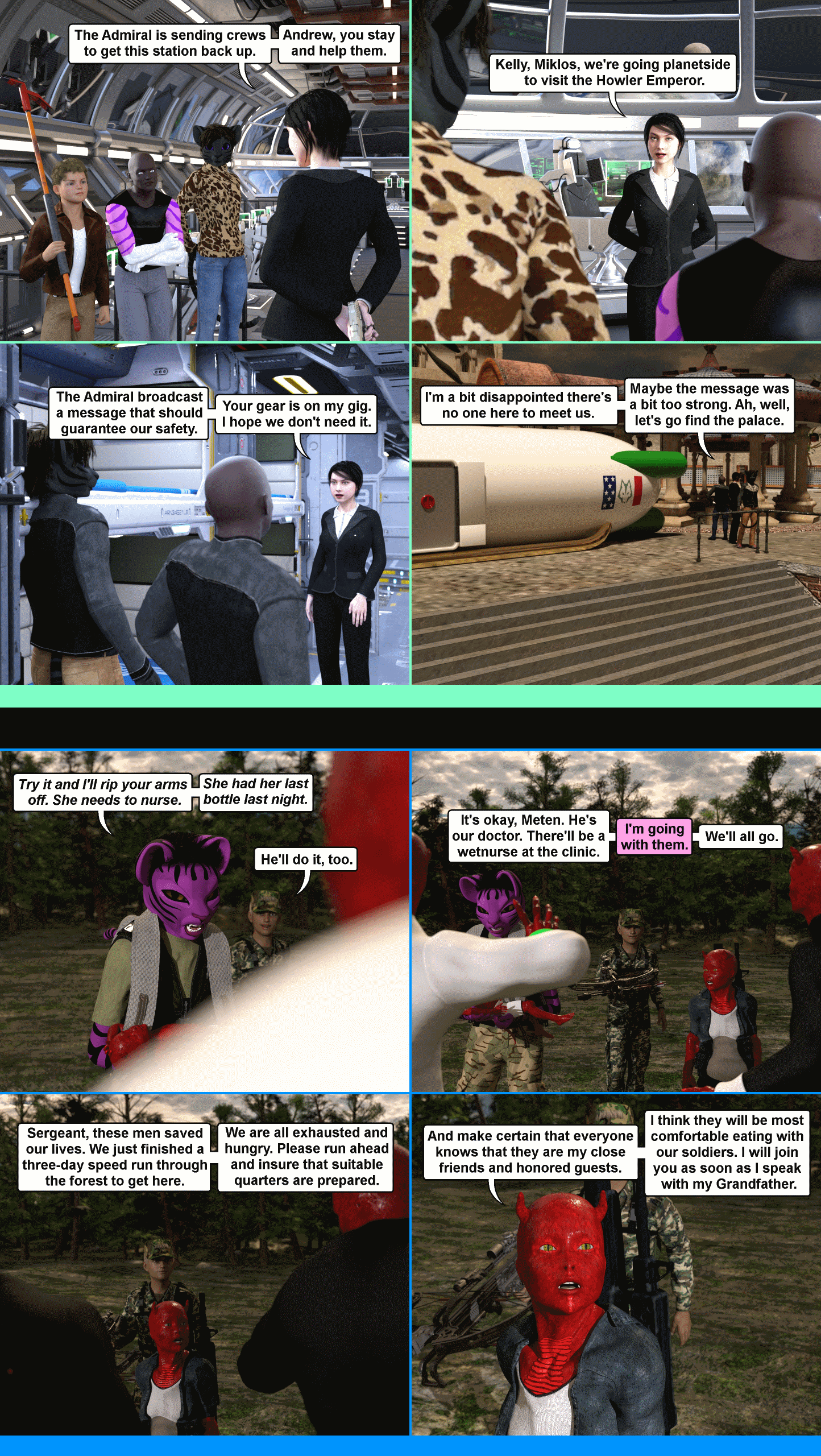 Time to meet and greet.