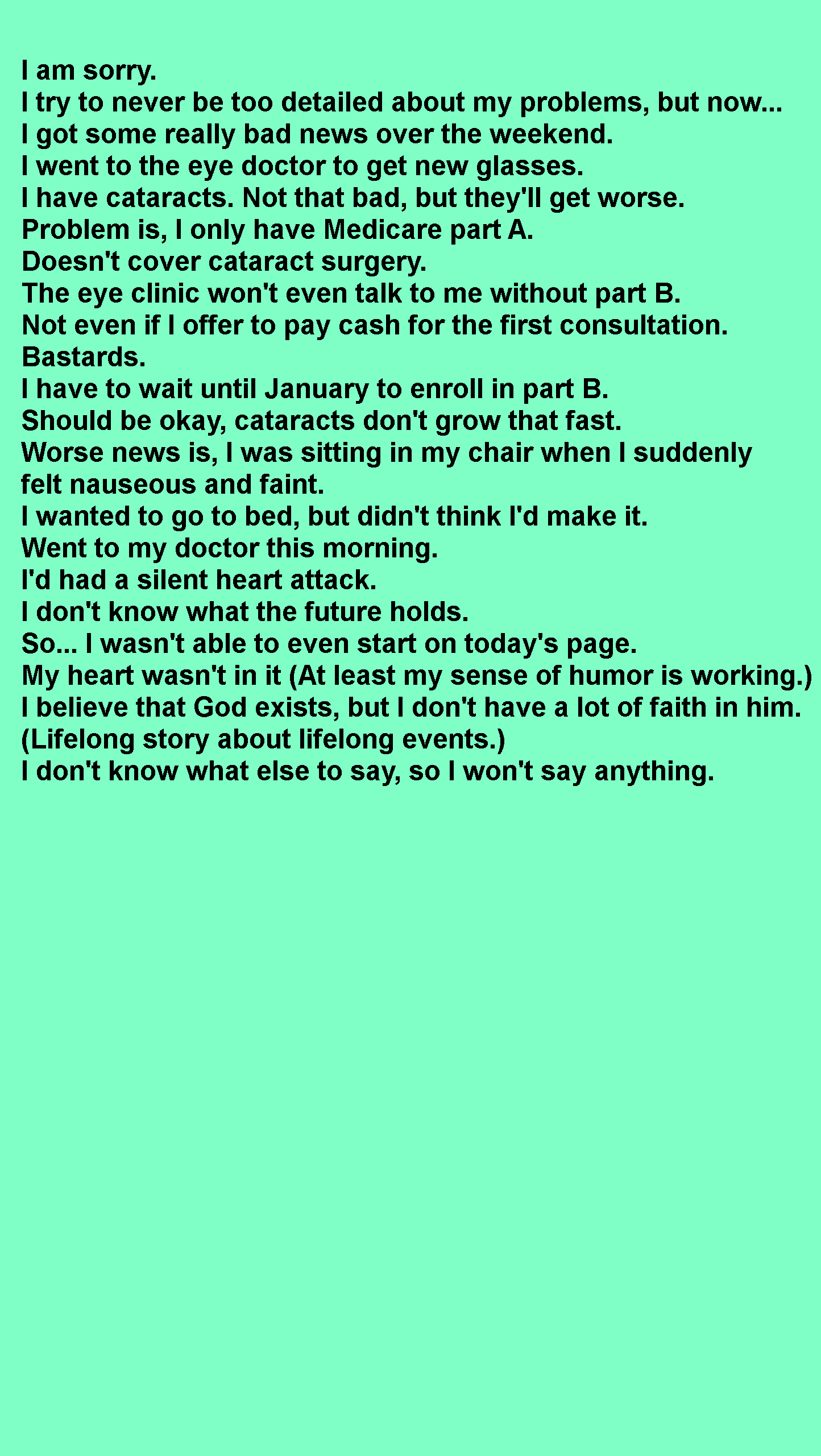 I will carry on with the comic.