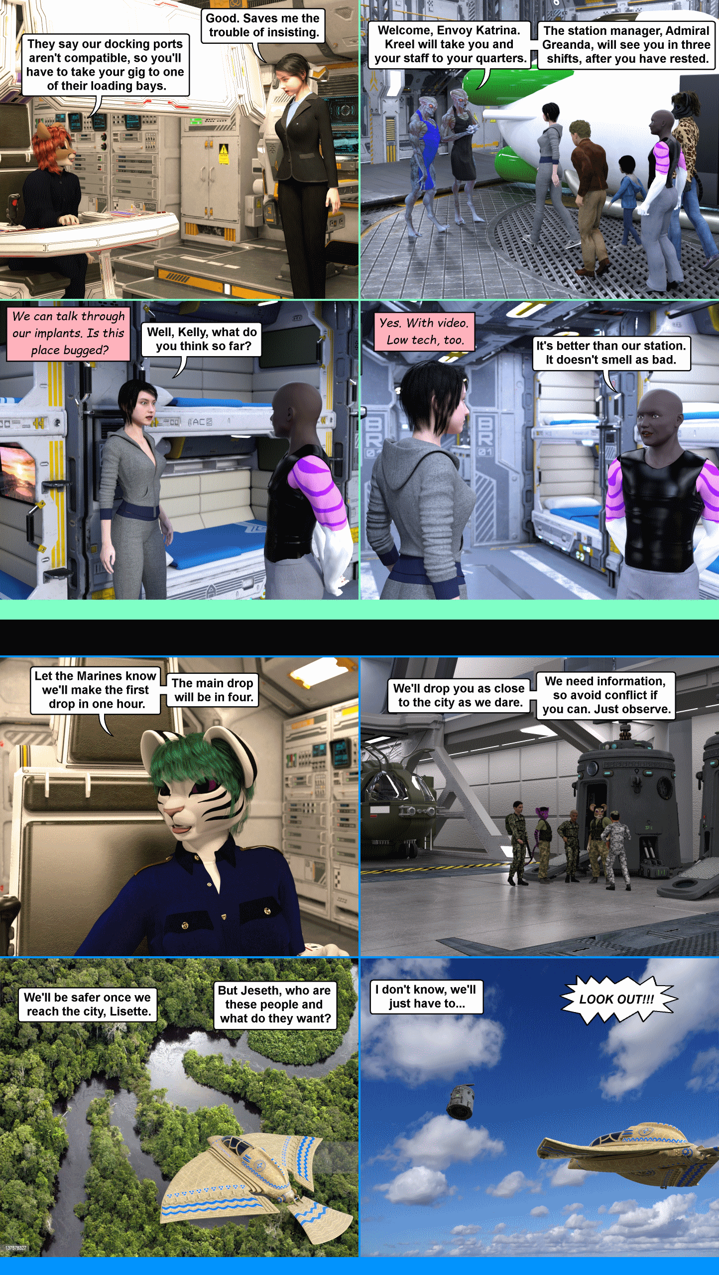 First contact, ouch!