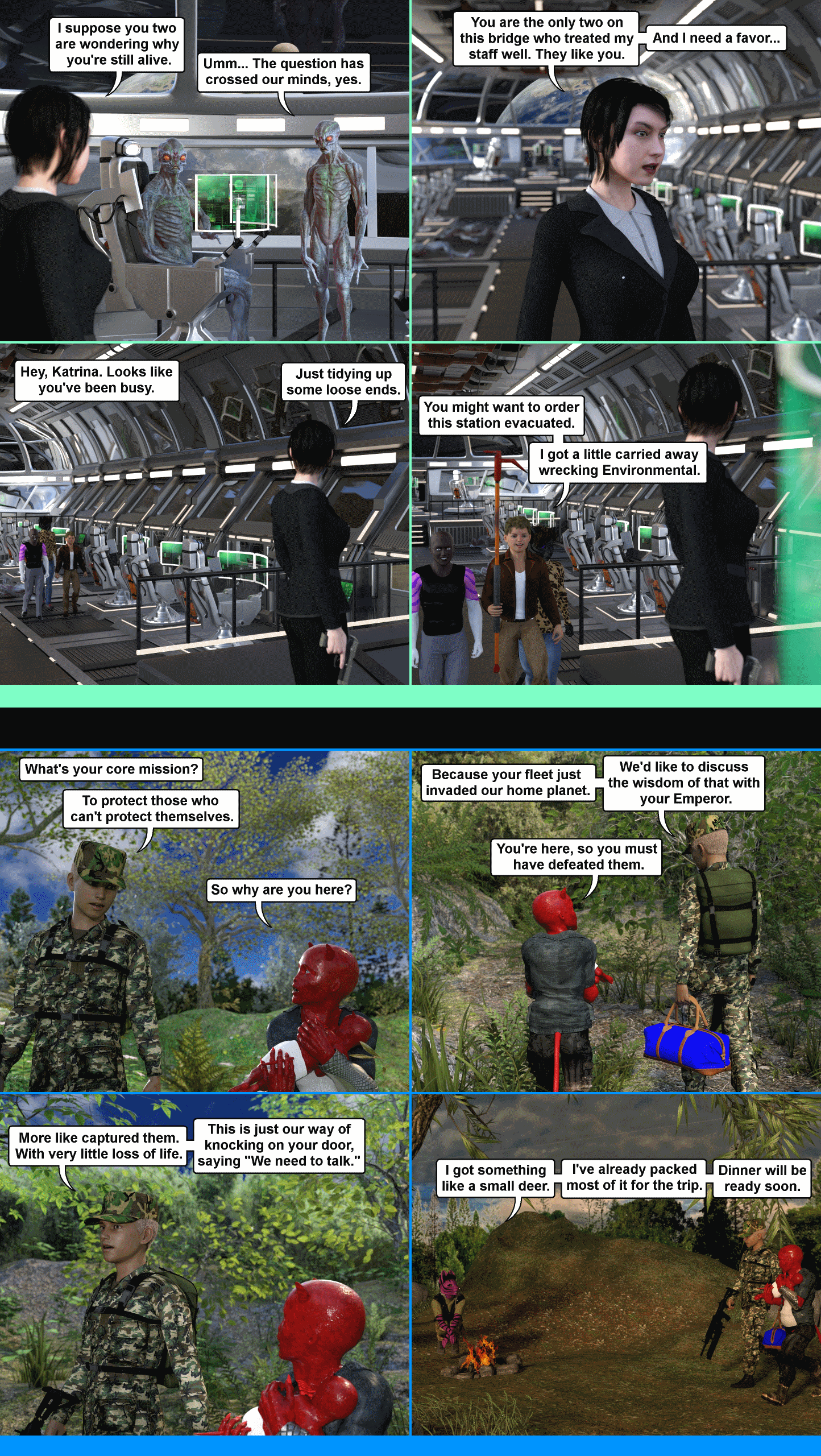 Destruction and protection.