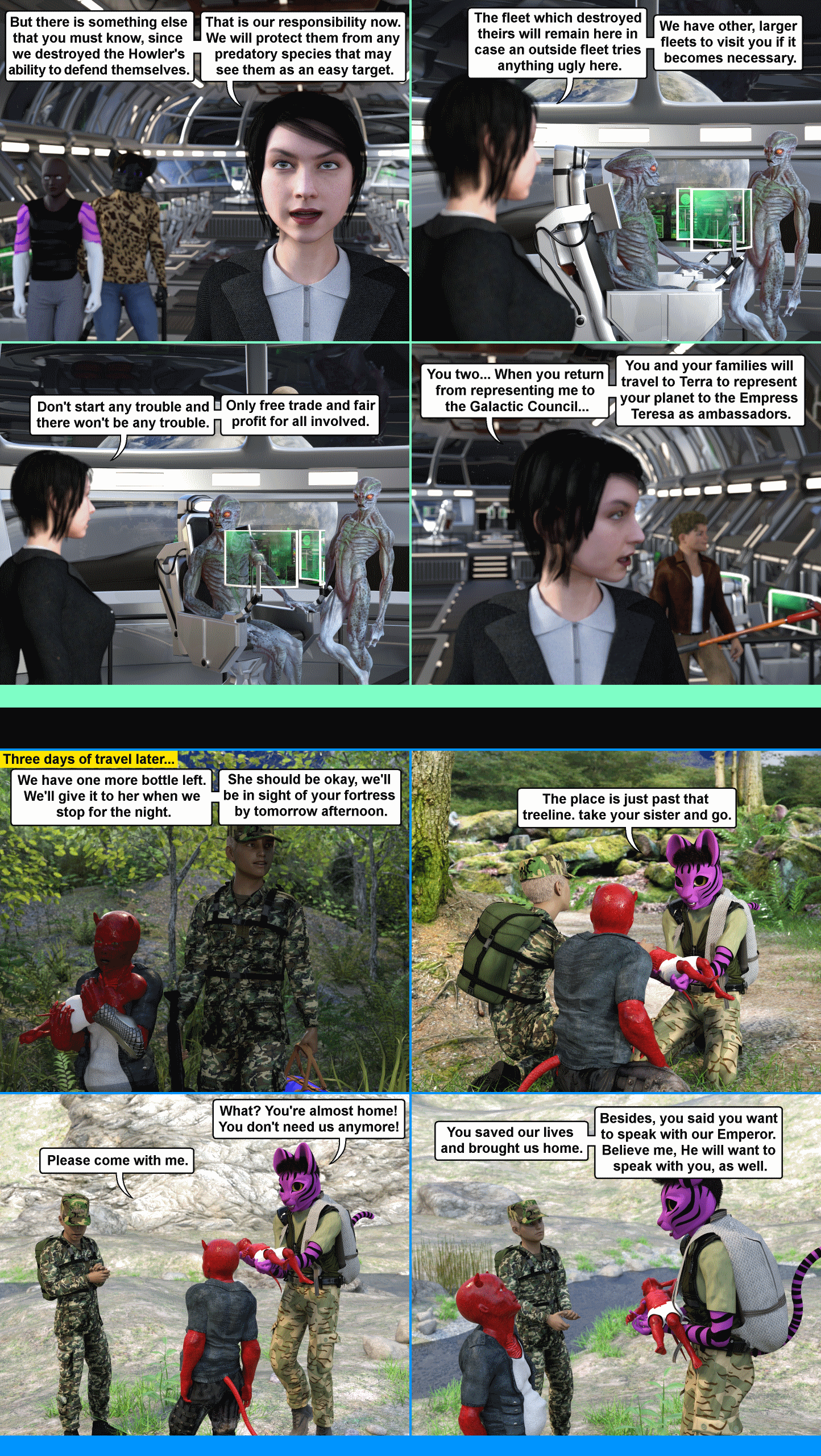 Nervous ambassadors.